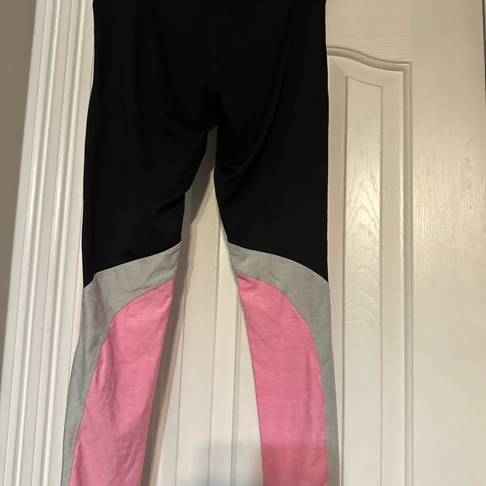Victoria's Secret Leggings - Black, Gray, and Pink